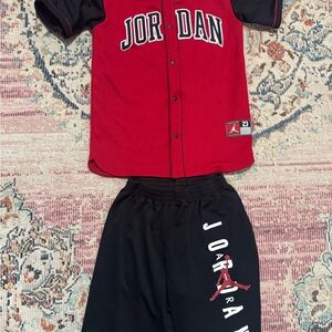 Jordan matching shorts set